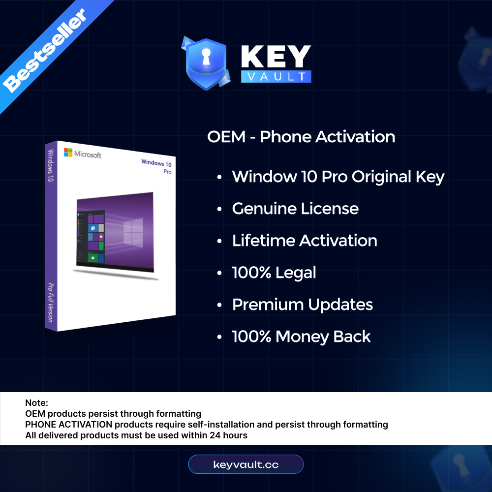 Windows 10 Pro (OEM Phone Activation)