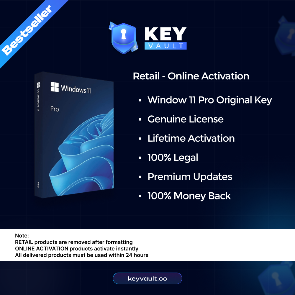 Windows 11 Home (Retail Online Activation)