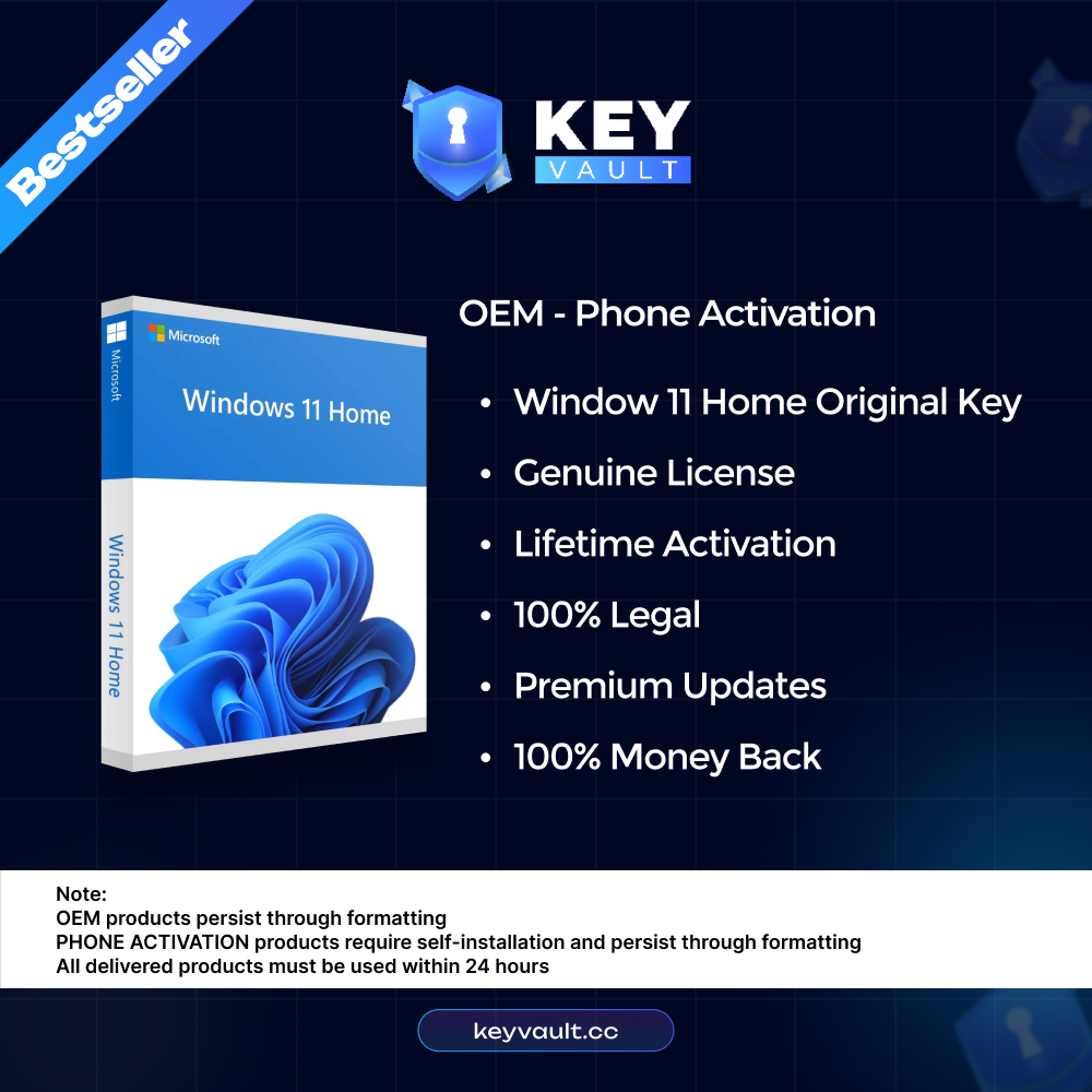 Windows 11 Pro (Retail Online Activation)