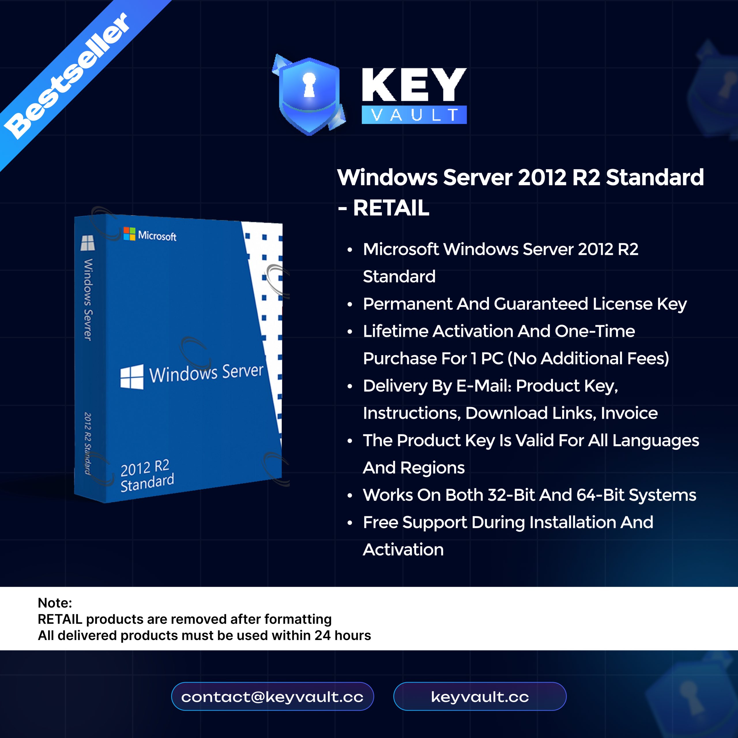 Windows Server 2012 R2 Standard - RETAIL